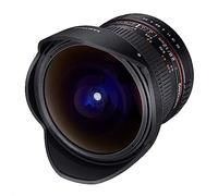 Samyang 12/2,8 Objektiv Fisheye DSLR Canon EF manueller Fokus Fotoobjektiv, Superweitwinkel schwarz