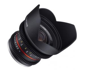 Samyang 12 mm T2.2 NCS CS VDSLR SLR Ultra Wide Lens Nero - Nouvo