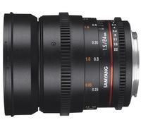 SAMYANG - 24mm T1.5 VDSLR ED AS IF UMC II, Ampio, SLR, 13/12, Full frame, Micro quattro terzi, Nero - SPEDIZIONE GRATUITA