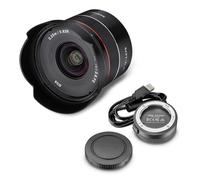 Samyang AF 18mm F2.8 FE + Stazione obiettivo per Sony E Mount Full Frame e APS-C I Obiettivo grandangolare ultraleggero con messa a fuoco automatica rapida I Lunghezza focale fissa per Sony Alpha A7C A7 III A6400 ecc.