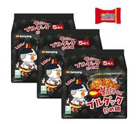 Samyang Buldak Hot Chicken Flavor Ramen, tagliatelle istantanee con sapore di pollo, confezione da 15 (15 x 140 g) Trinovi