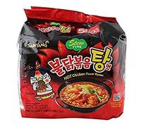 Samyang Bulldark Spicy Fritto Pollo arrosto Ramen Noodles Stufato Tipo (confezione da 10)