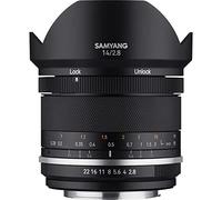 Samyang compatibile con obiettivo grandangolare manuale Canon per full frame e lunghezza focale fissa APS-C EF MF 14mm F2.8 MK2