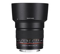 Samyang MF 85mm F1,4 AS IF UMC für MFT- Vollformat Portrait Objektiv für MFT-Mount, geeignet für MFT, manueller Fokus, für Olympus OM-D E-M10 Mark IV, Mark III und Panasonic Lumix DC-G110, DC-G91