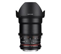 Samyang Obiettivo V-DSLR 35mm T/1,5 AS IF UMC per Canon, Nero
