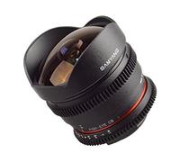 Samyang Obiettivo V-DSLR 8mm T/3,8 UMC Fish-Eye CS Ii per Nikon, Nero