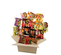 Samyang Pack 16 Pacchetti misti Ramen coreano istantaneo, 8 gusti, gusto di pollo piccante, Ramen al gusto di pollo caldo Jjajang, Ramen caldo di pollo Habanero Lime ecc., Esperienza gourmet di ramen