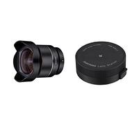 Samyang SYA1SE Lente 14 mm AF F2.8 per Sony E, Full Frame, Nero & SA7031 Dispositivo Lens Station per Obiettivo Samyang AF, Binari di Fuoco e Apertura, Nero