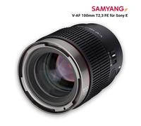Samyang V-AF 100 mm T2,3 FE per Sony E, obiettivo video, obiettivo di messa a fuoco auto, supporto Cine Lens 8K, interruttore personalizzato e pulsante