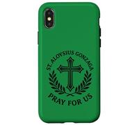 San Aloysius Gonzaga Cattolico Prega per noi Croce Santa Custodia per iPhone X/XS