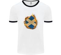 San Andrews Croce Bandiera Scozzese Scozia Uomo Ringer