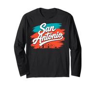 San Antonio Classic Vintage Retro Men Women Kid Maglia a Manica