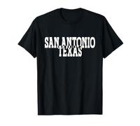 San Antonio Retrò Vintage Style Texas TX Stati Uniti Maglietta