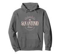 San Antonio Texas Modern - San Antonio TX Felpa con Cappuccio