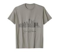 san antonio, texas, orizzonte, Stati Uniti, viaggio, souvenir, paesaggio urbano Maglietta
