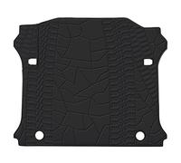 San Auto Cargo Liners Custom Fit per Jeep Wrangler JK Unlimited JKU 4 porte Sahara Rubicon 2011 2012 2013 2014 2015 2016 2017 2018 Tappetini in gomma nera senza subwoofer Heavy Duty inodore