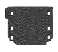 San Auto Tappetini cargo su misura per Jeep Wrangler 2018 2019 tappetini per bagagliaio in gomma nera per tutte le condizioni atmosferiche con subwoofer resistente inodore