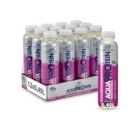 San Benedetto AquaProtein Professional, 12x400 ml, Bevanda Collagenica al Gusto Mela-Lemongrass, Idratazione e Benessere Muscolare, Bottiglia PET