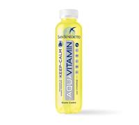 San Benedetto Aquavitamin Keep-Calm 400 ml Gusto Cedro [Confezione da 12] Vitamine in Acqua Minerale