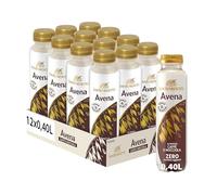 San Benedetto Avena al Gusto di Caffè e Nocciola Zero Zuccheri, 12x400 ml, Bevanda Analcolica con Vitamine e Minerali, Bottiglia PET, Ricca di Gusto e Caffeina