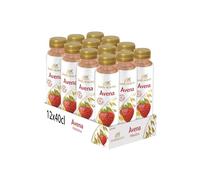 San Benedetto Avena al Gusto di Fragola Zero Zuccheri, 12x400 ml, Bevanda Analcolica, Arricchita con Vitamine e Minerali, Bottiglia PET, Fresca e Naturale