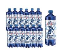 San Benedetto, Energy Drink Super Boost, 12x0,75 l, Bevanda Energizzante per Performance Intense, Gusto Rinfrescante, con Taurina e Caffeina