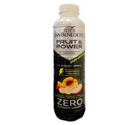San Benedetto, Fruit & Power Dark Edition, Bottiglia da 0,40 L, Mix Fruttato Energizzante, Ideale come Break Alternativo al Caffè, Zero Zuccheri Aggiunti