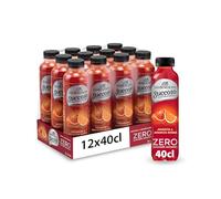 San Benedetto, Succoso Zero alla Arancia Rossa, 12x400 ml Bevanda Leggera e Dissetante in Acqua Minerale Naturale, Senza Zuccheri, Conservanti Coloranti e Glutine