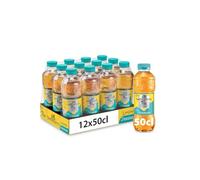 San Benedetto, Thè Deteinato al Limone, 12x500 ml, Senza Teina e Glutine, Bevanda Fresca e Dissetante, Tappo Click, con Poche Calorie.