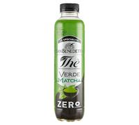 San Benedetto, Thè Verde Matcha Zero Freddo, 400 ml Bevanda Dissetante Analcolica, Tappo Click, Senza Zuccheri, Conservanti e Coloranti (Confezione da 6)