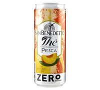 San Benedetto Zero The alla Pesca Confezione da 24 Lattine da 0,33 cl