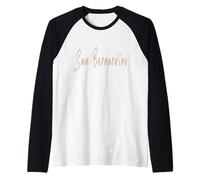 San Bernardino California Vintage design elegante Maglia con Maniche Raglan
