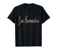 San Bernardino California Vintage design elegante Maglietta