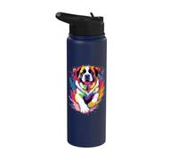San Bernardo Acquerello Splash - San Bernardo Mamma Cane Papà Stainless Steel Insulated Water Bottle