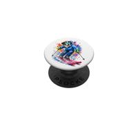 San Bernardo Cane Sci Acquerello Splash Art PopSockets PopGrip Adesivo