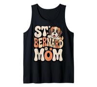 San Bernardo Mamma Carino Retro Cane Mamma Canotta