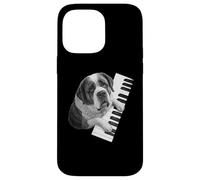 San Bernardo Suonare Pianista Pianista Dog Lover Custodia per iPhone 14 Pro Max