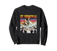 San Bernzilla San Bernardo Cane - Dogzilla Mostro Film Felpa