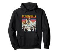 San Bernzilla San Bernardo Cane - Dogzilla Mostro Film Felpa con Cappuccio