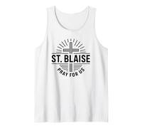 San Biagio Prega per Noi patrono cattolico Santa devozione Canotta