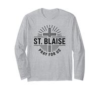 San Biagio Prega per Noi patrono cattolico Santa devozione Maglia a Manica