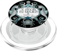 San Brendano il navigatore Santo Patrono dei Boaters Santo Irlandese PopSockets PopGrip per MagSafe