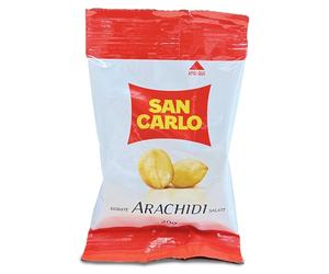 San Carlo - arachidi salate e tostate 100 confezioni da 20g