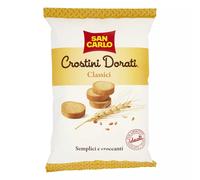 SAN CARLO CROSTINI 10 confezioni ClassicI dorati Snack Bar 75 gr Aperitivo