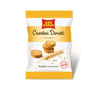 San Carlo Crostini Dorati Classici 75 g Semplici e Croccanti Box da 14 Buste