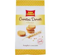 San Carlo Crostini Dorati Classici Tostati e Fritti, Semplici e Croccanti Maxi Formato 200g
