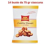 San Carlo Crostini Dorati gli autentici 14 buste da 75 gr