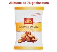 San Carlo Crostini Dorati gli autentici 28 buste da 75 gr