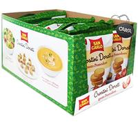 San Carlo Crostini Dorati Sapore al Gusto di Pomodoro, Novita 2023 - Box da 14 Bustine da 75g con Portachiavi CAIYA®