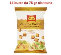 San Carlo Crostini Rustici Antica Ricetta 14 buste da 75 gr